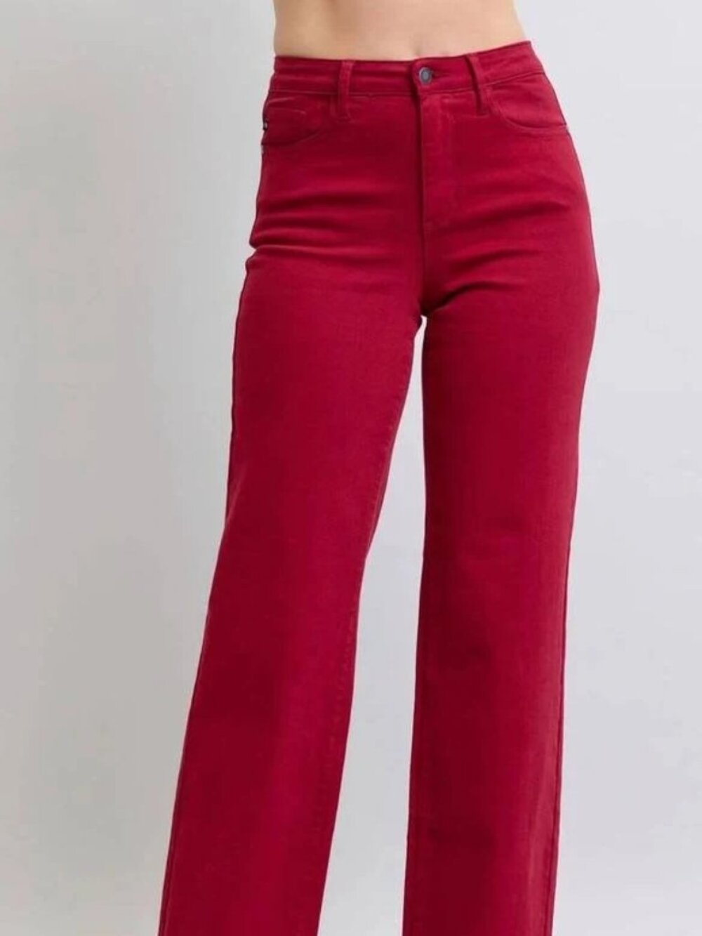 Judy Blue Plus Size Red Heart Jeans